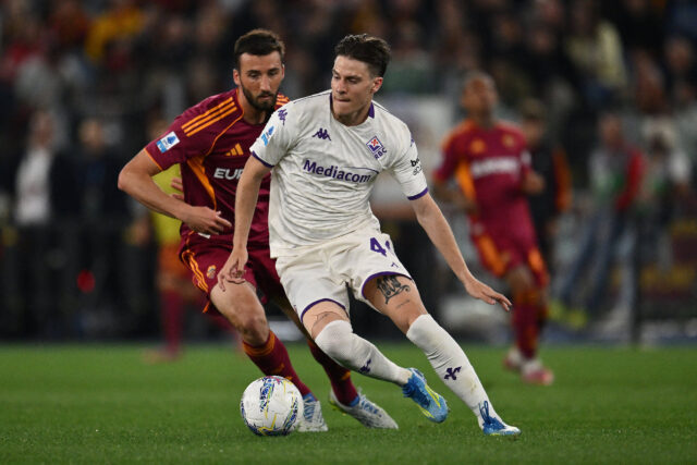 Fagioli durante Roma-Fiorentina