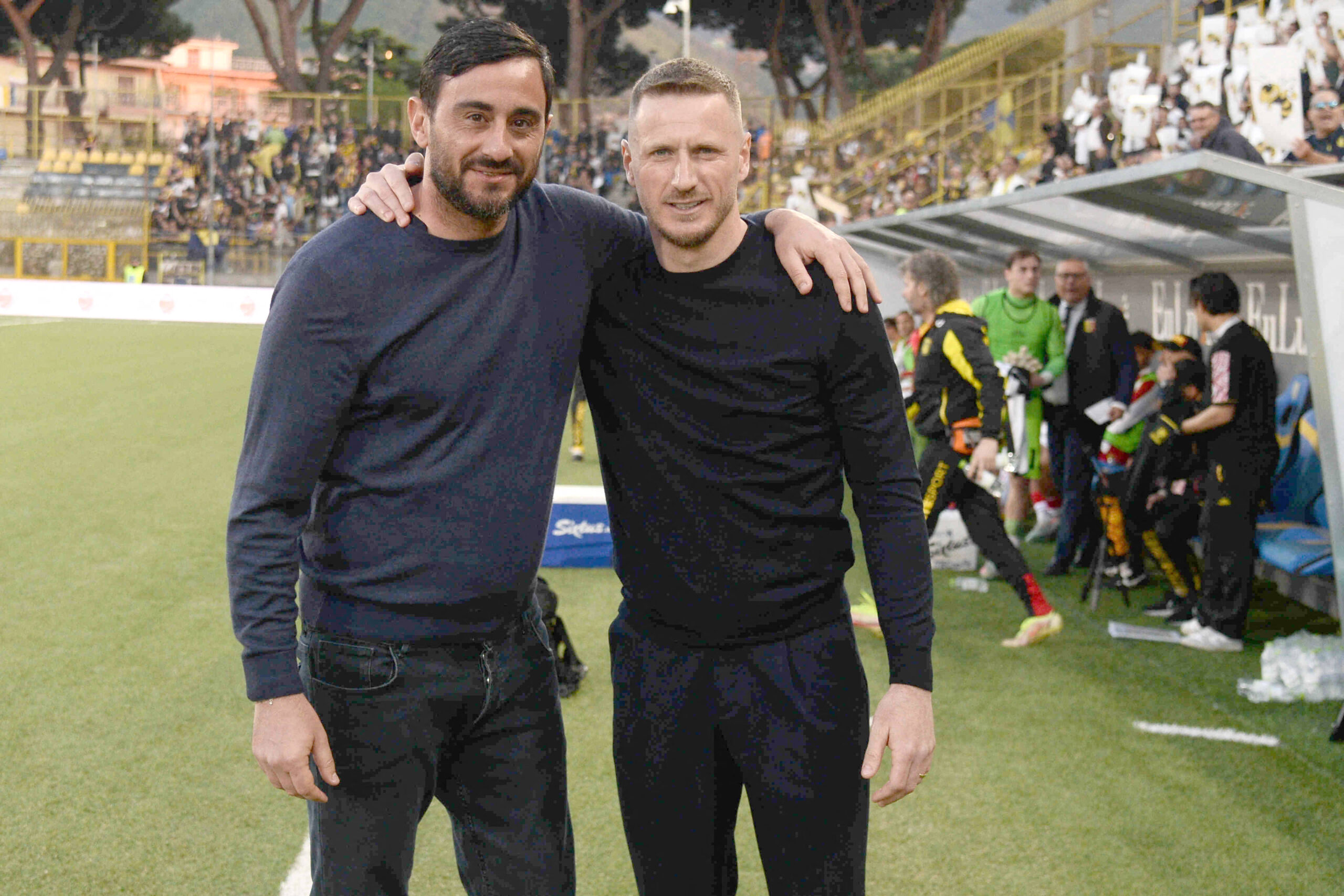 Aquilani e Abate