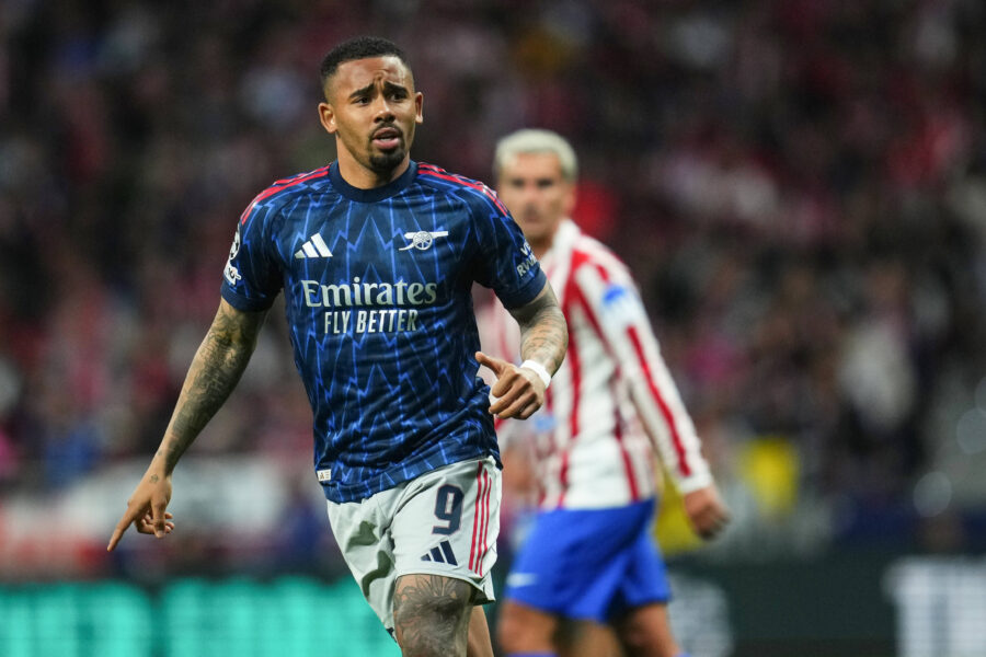 Gabriel Jesus contro l'Atletico Madrid