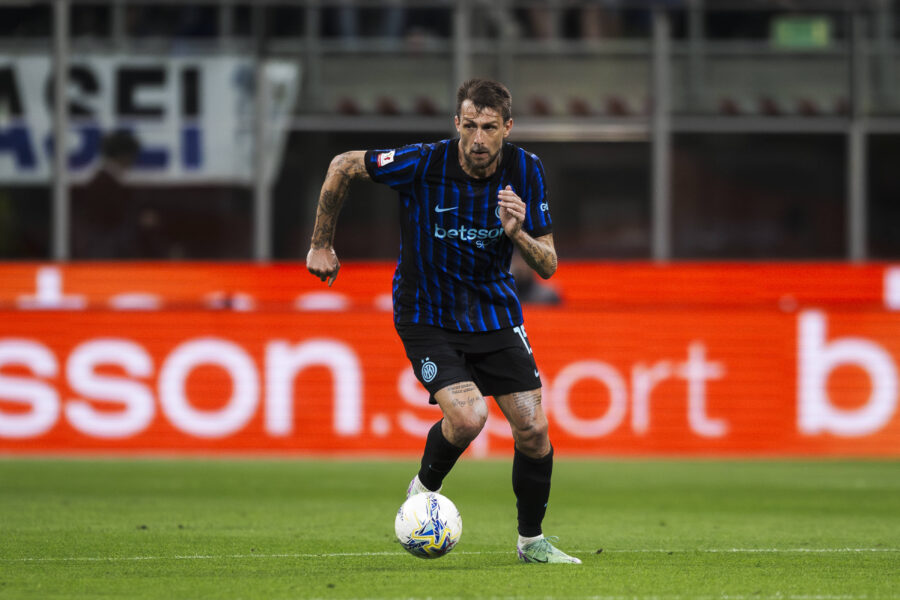 Acerbi durante Inter-Como