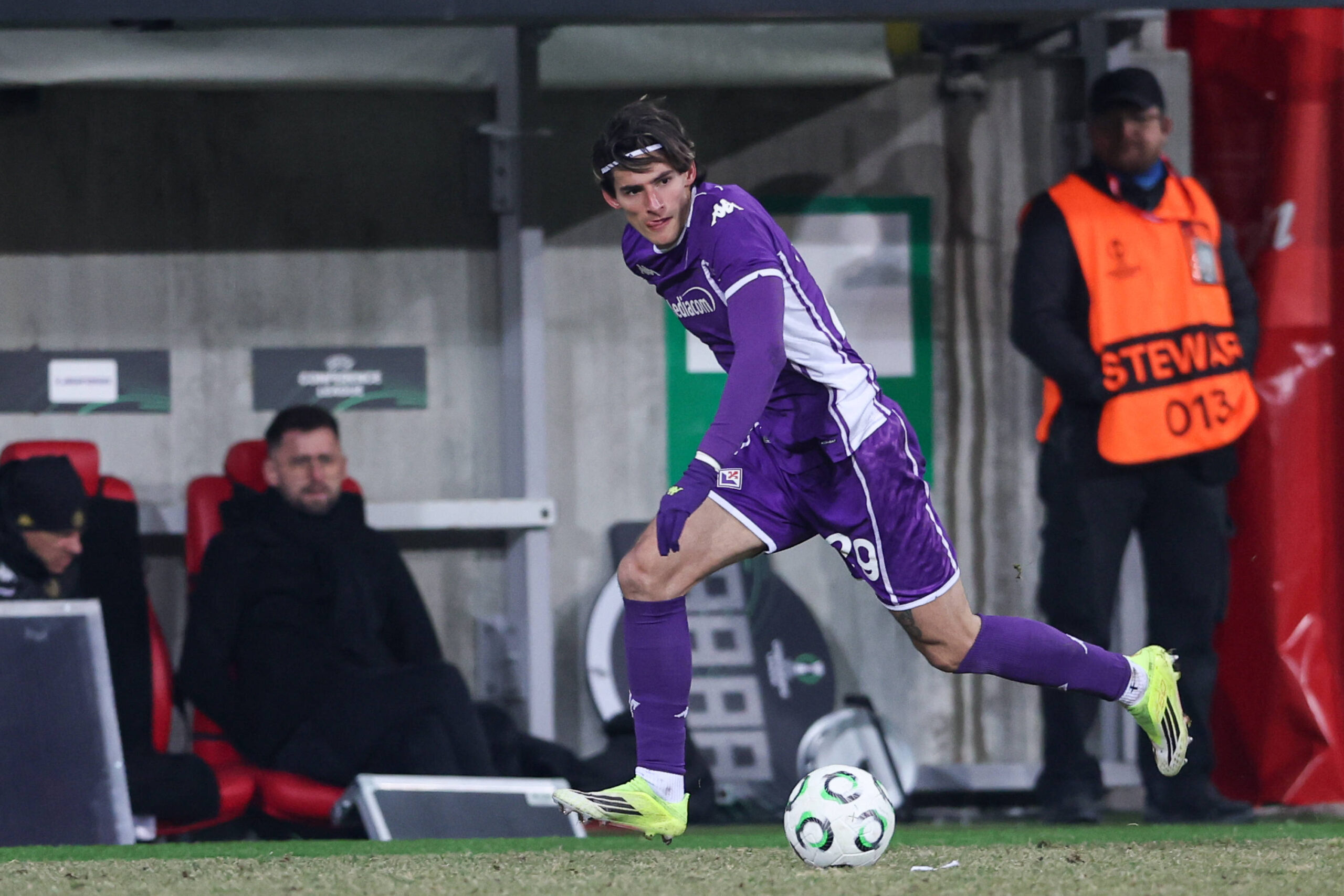 Fortini giocatore della Fiorentina