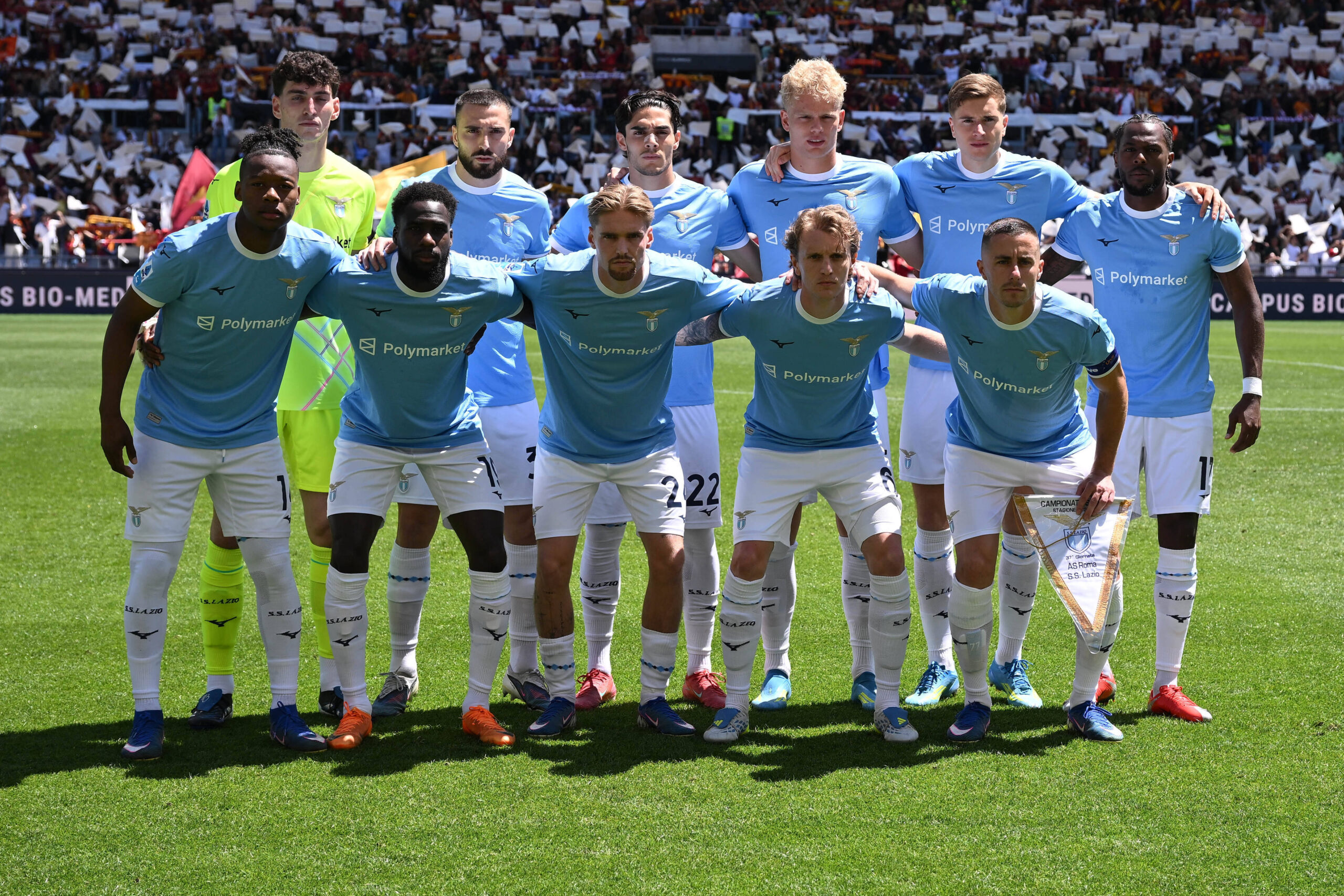 Foto Lazio prima del derby