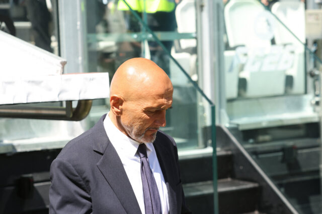 Spalletti durante Juventus-Fiorentina