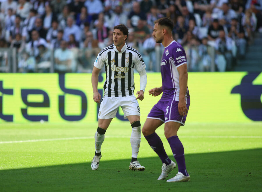 Dusan Vlahovic durante Juventus-Fiorentina