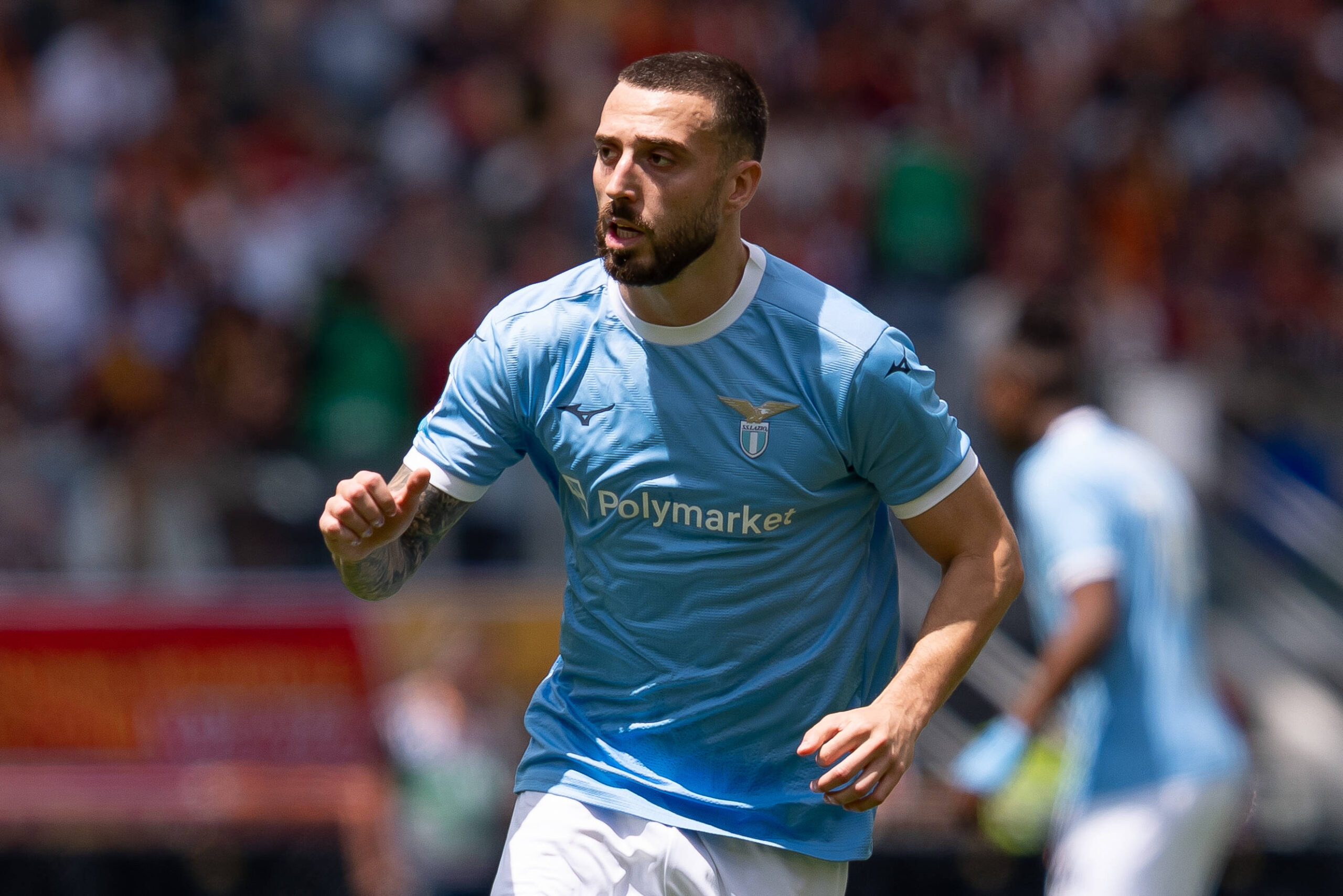 Il centrale spagnolo della Lazio Mario Gila