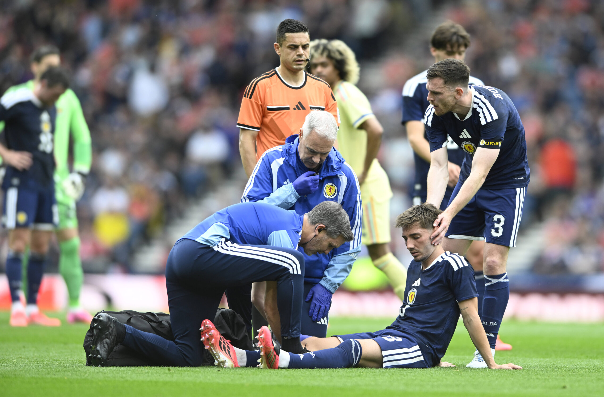 Infortunio al ginocchio per Billy Gilmour