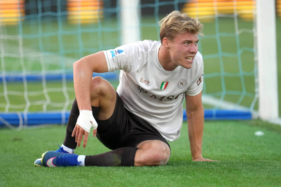 Rasmus Hojlund attaccante del Napoli