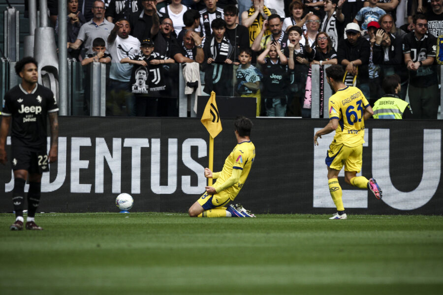 Juventus-Verona gol di Bowie