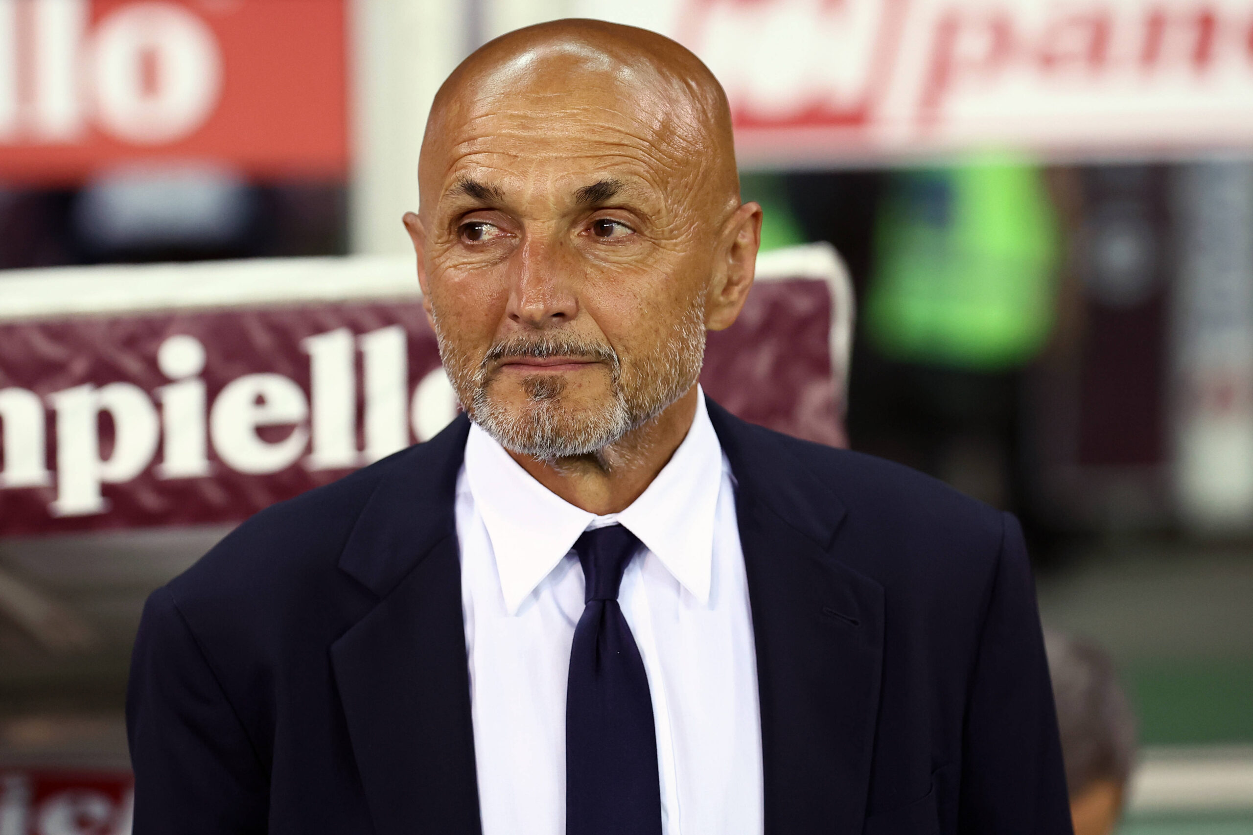 Luciano Spalletti in panchina durante Torino-Juventus