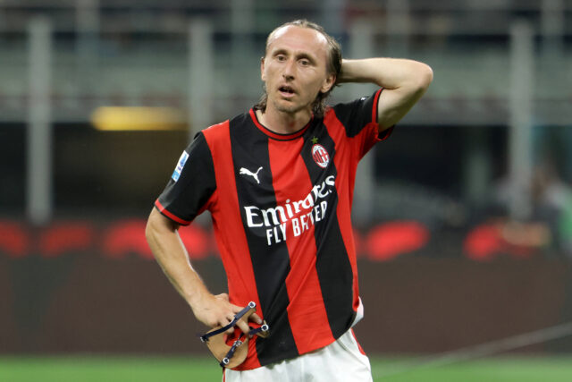 Modric nell'ultima partita con il Milan