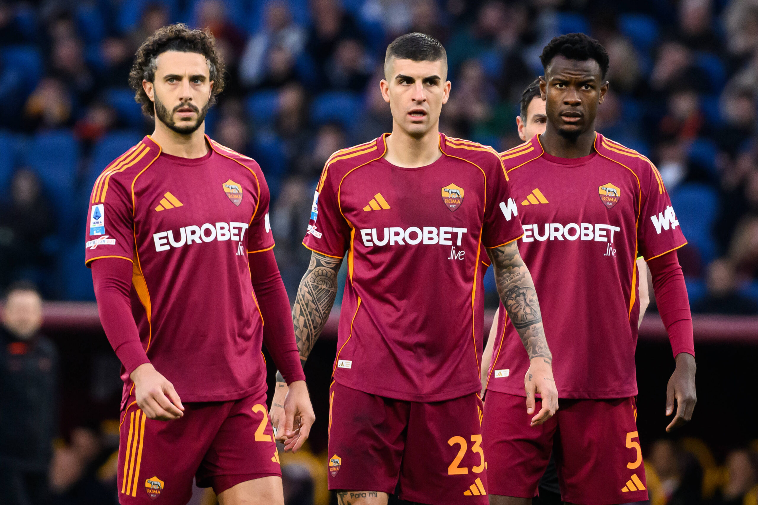 Mario Hermoso, Gianluca Mancini e Evan Ndicka