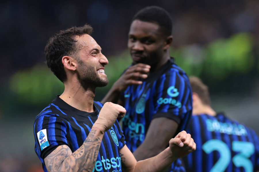 Thuram e Calhanoglu
