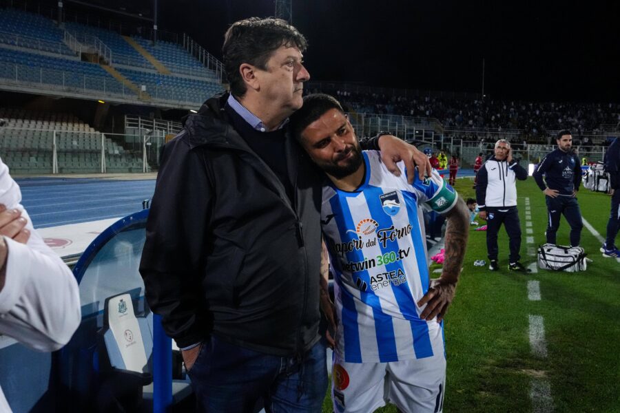 Insigne al termine di Pescara-Spezia