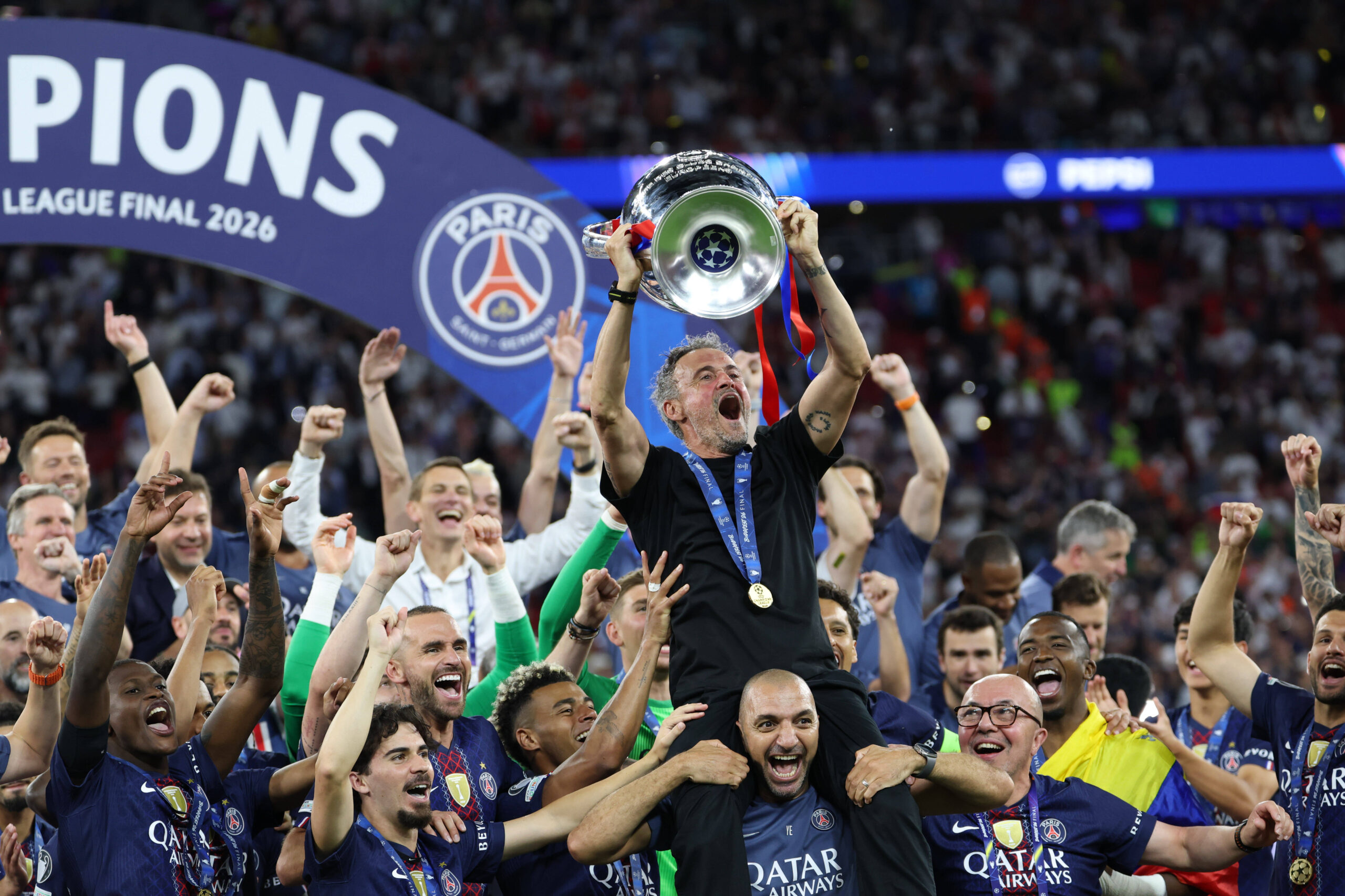 Luis Enrique, tecnico del PSG