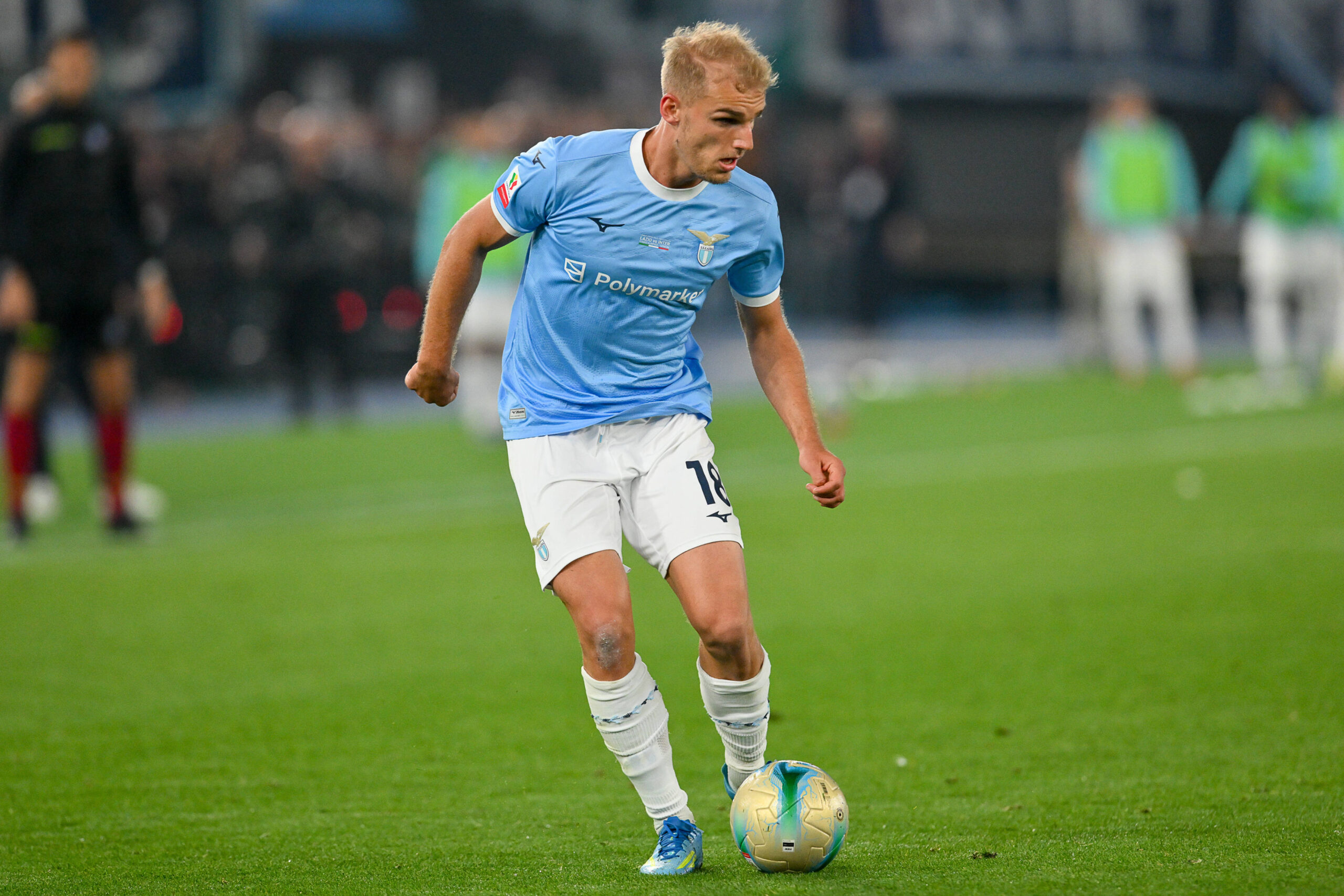 Isaksen in azione con la Lazio