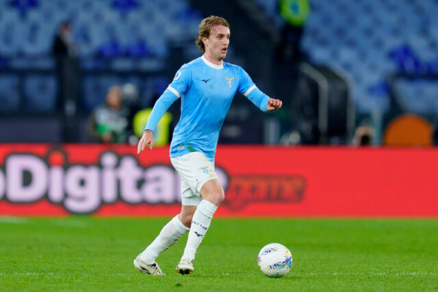 Rovella durante Lazio-Atalanta