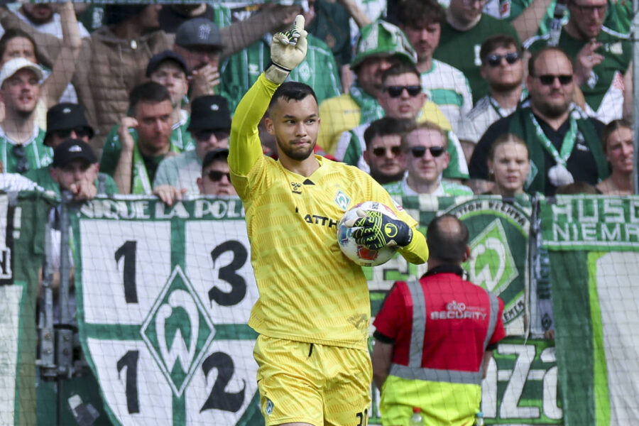 Mio Backhaus, portiere classe 2004 del Werder Brema