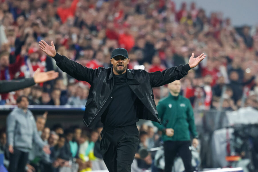 Vincent Kompany durante Bayern Monaco-PSG
