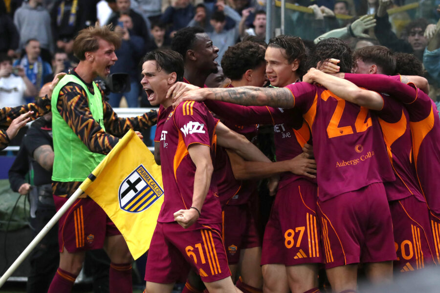 Pisilli esulta in Parma-Roma