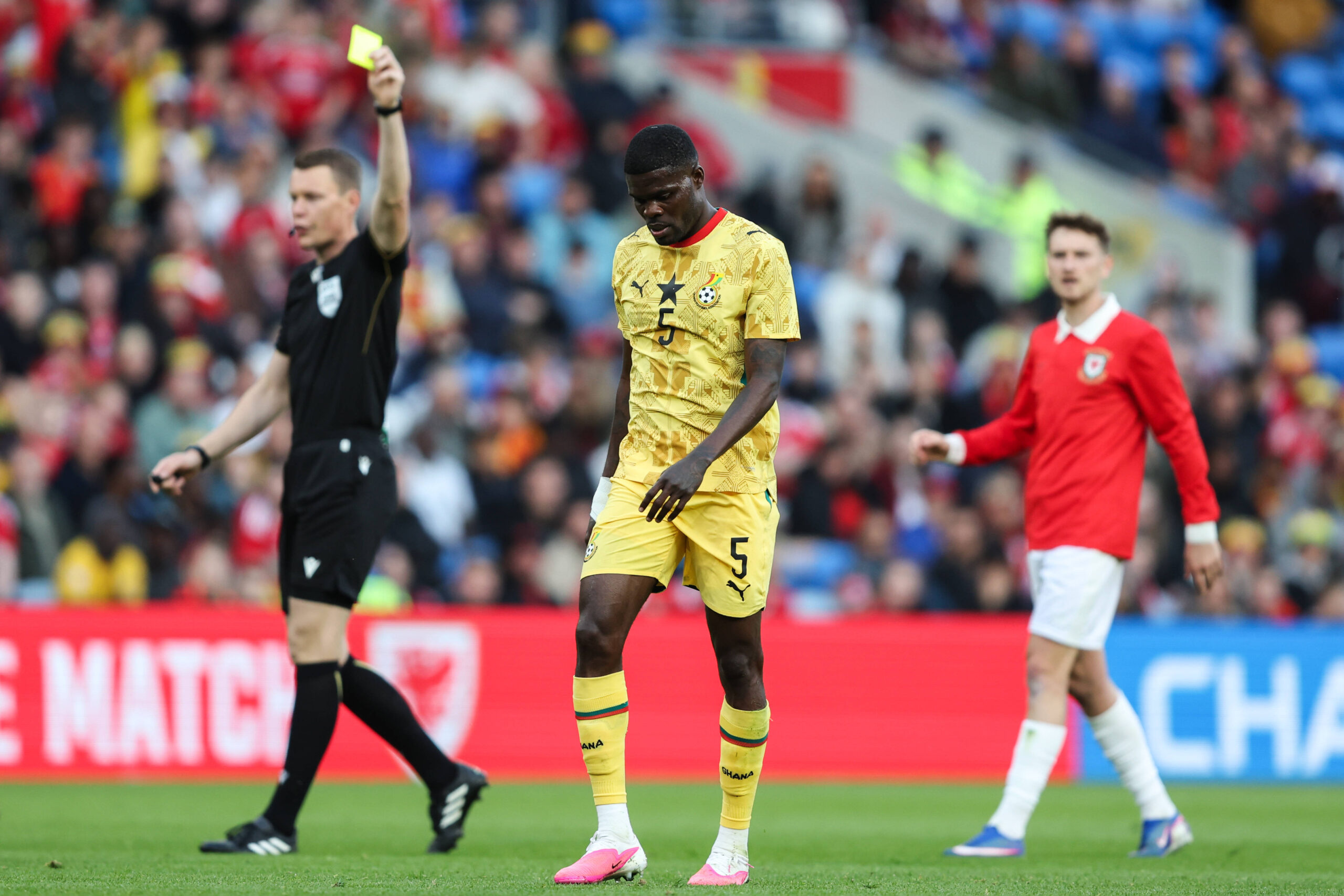 Thomas Partey con la maglia del Ghana