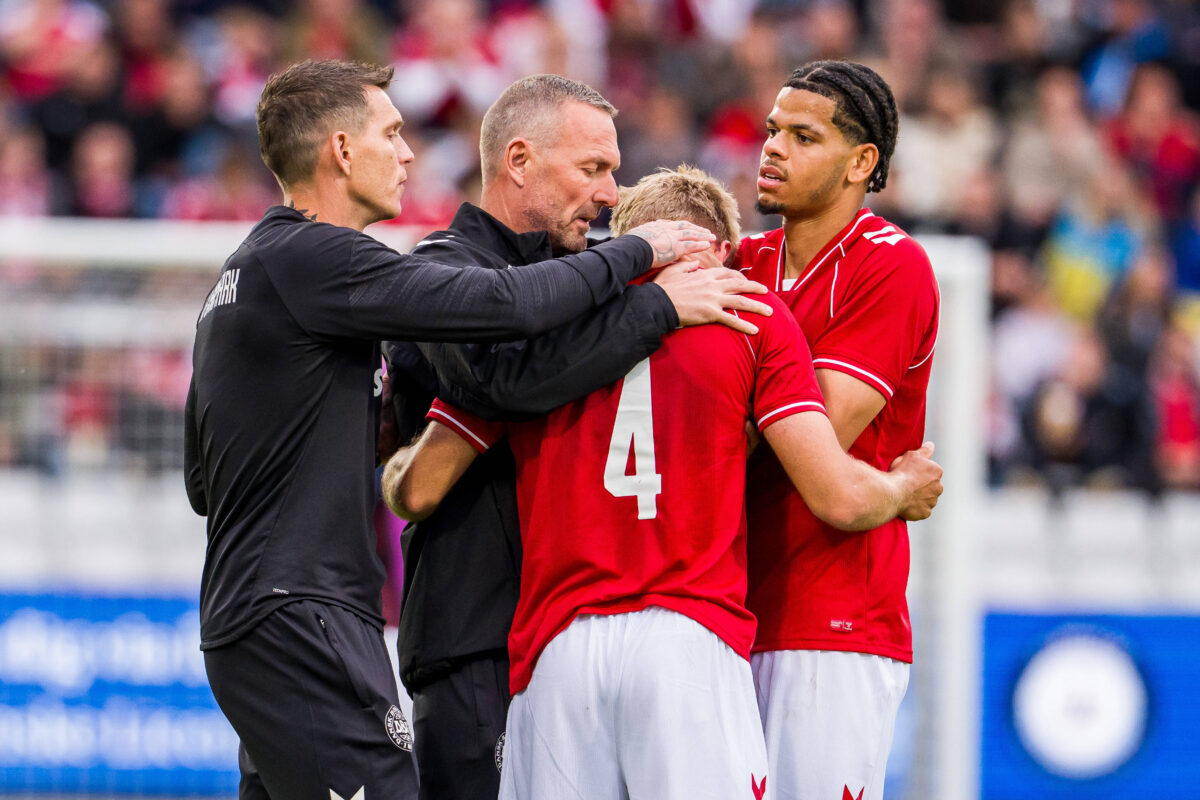 La reazione dei compagni di Eriksen