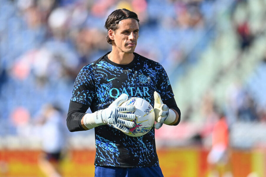 Sommer con la maglia del'Inter