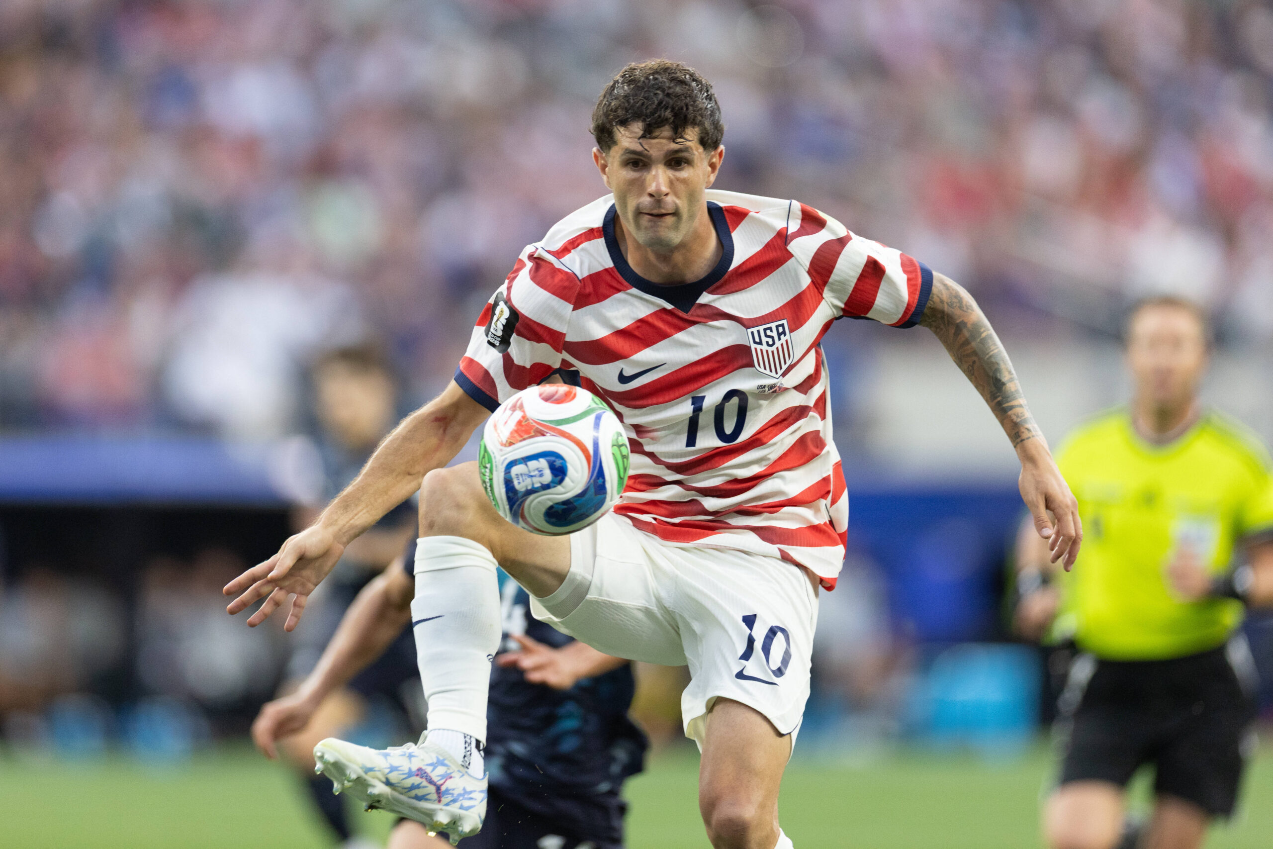 Pulisic durante Usa-Paraguay