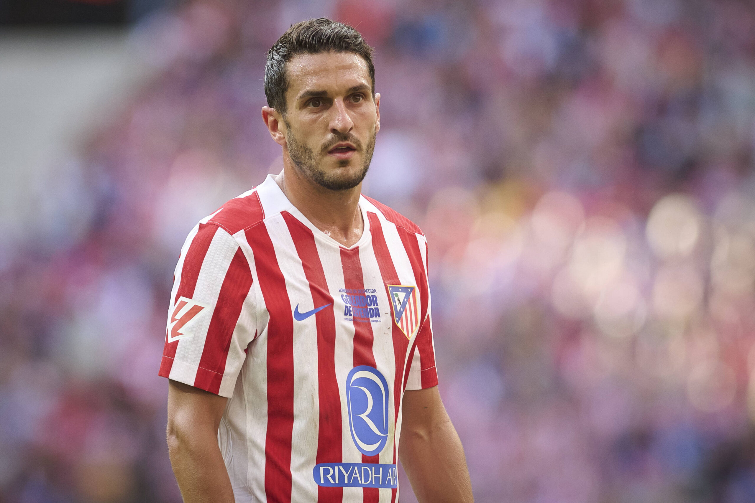 Il centrocampista dell'Atletico Madrid Koke