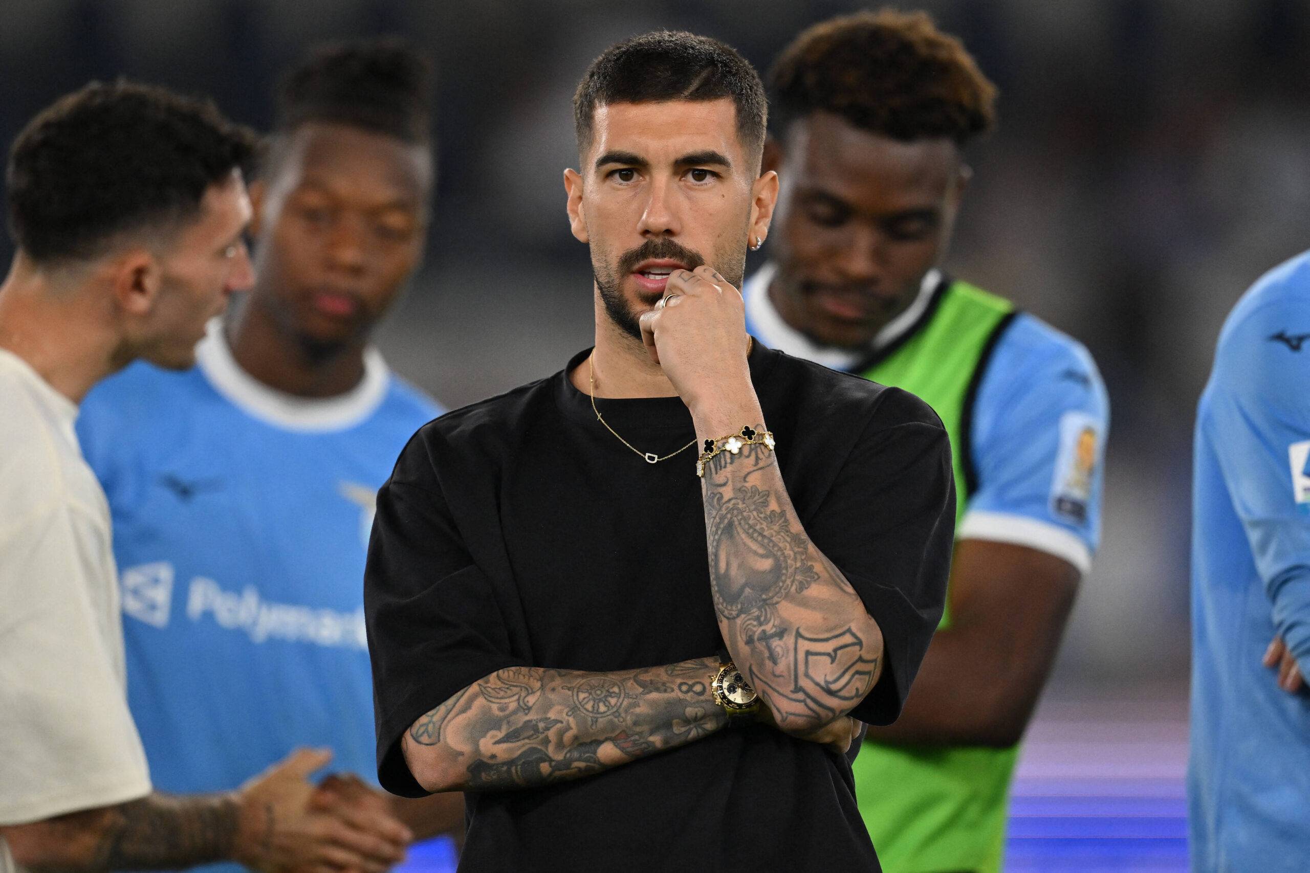 il capitano della Lazio Mattia Zaccagni