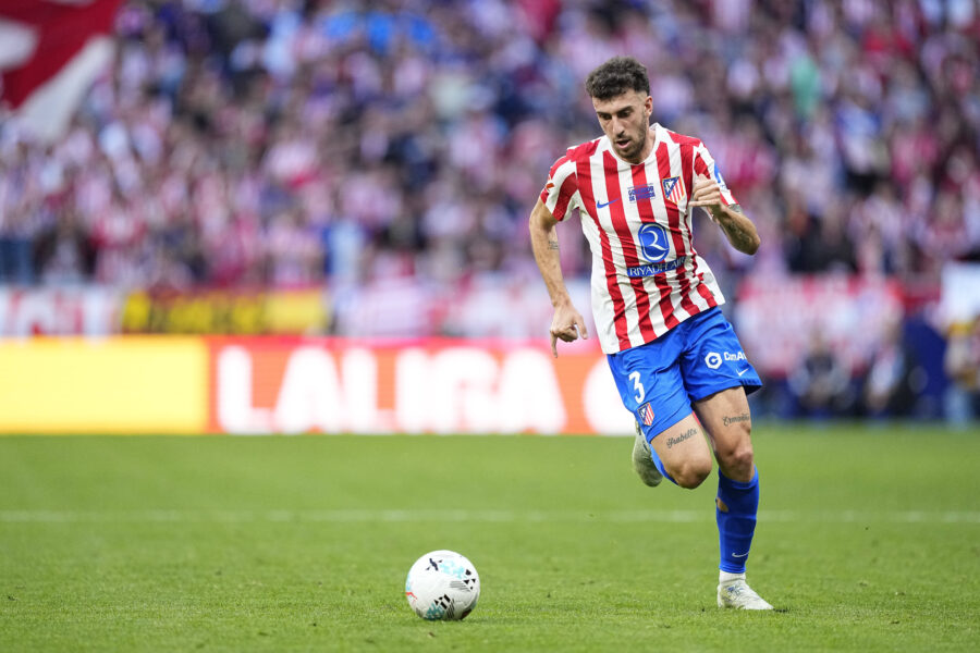 Ruggeri in azione con l'Atletico Madrid