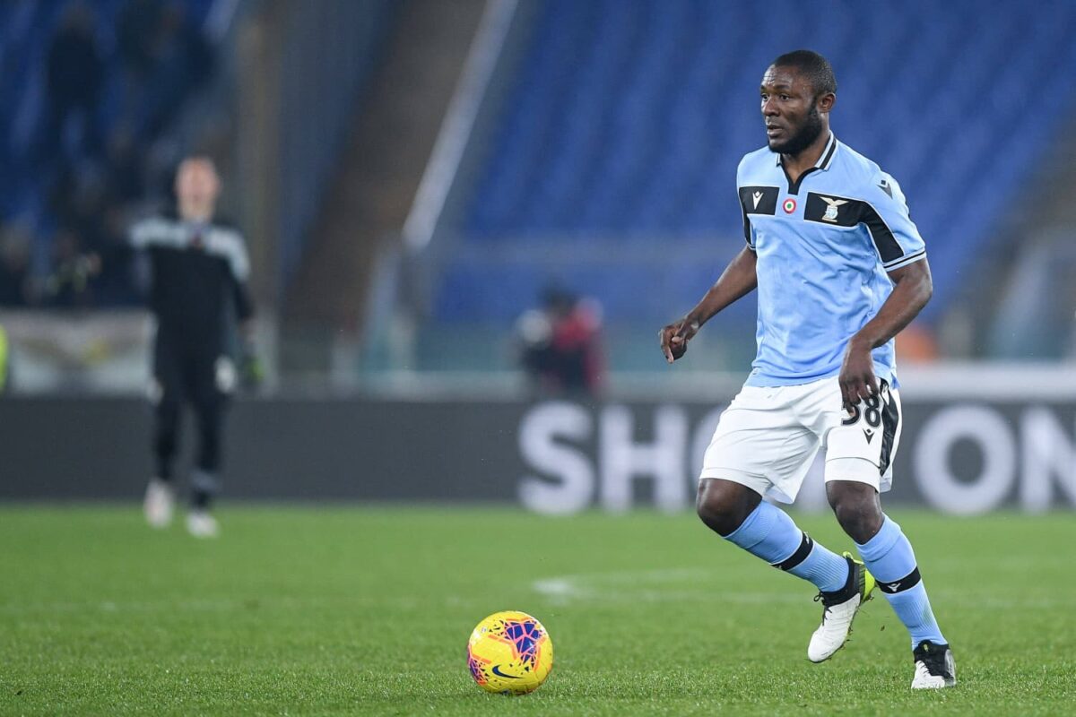 Minala con la maglia della Lazio