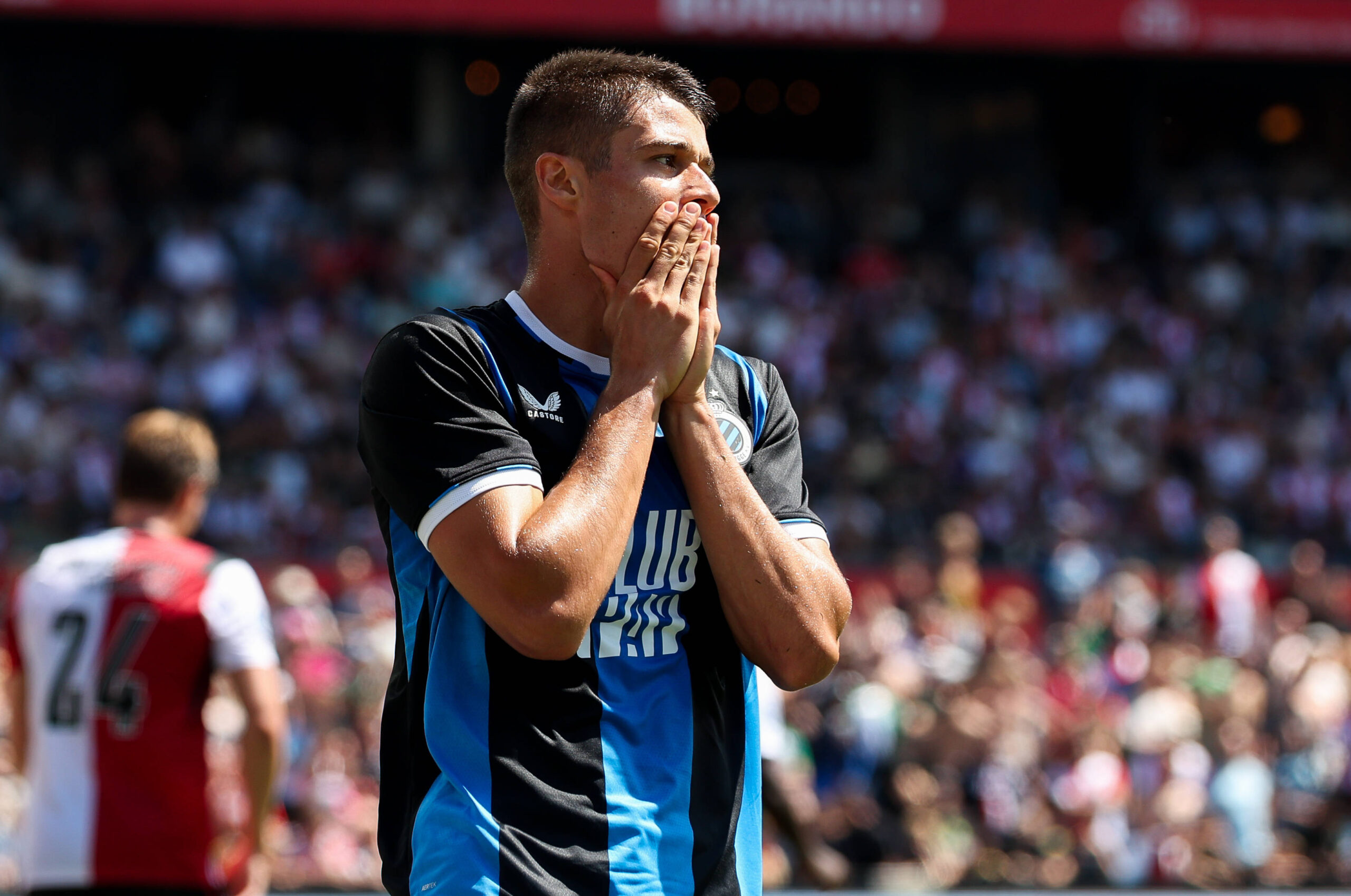 Tresoldi in azione con il Bruges