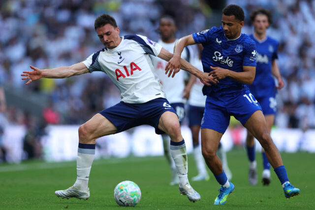 Palhinha in azione con il Tottenham