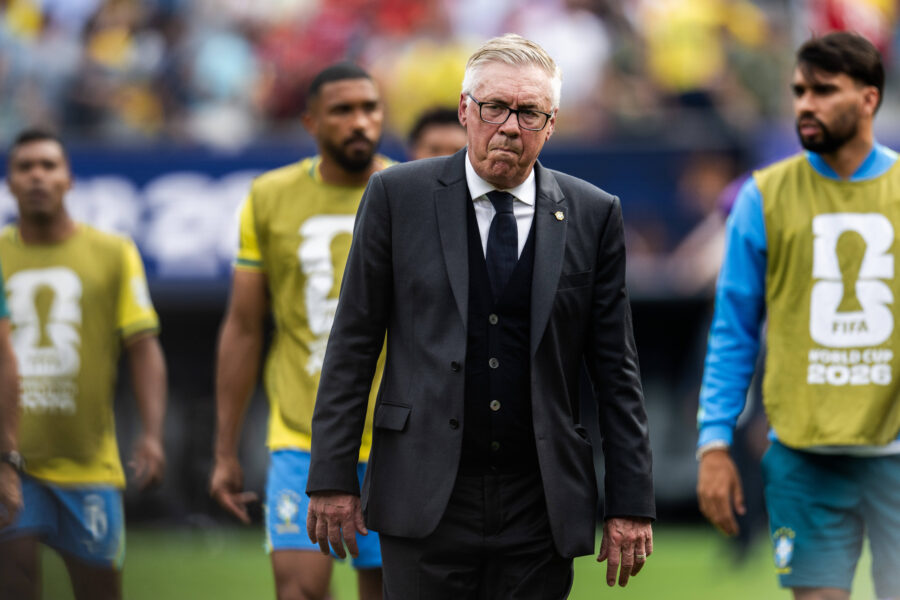 Ancelotti criticato dopo Brasile-Norvegia