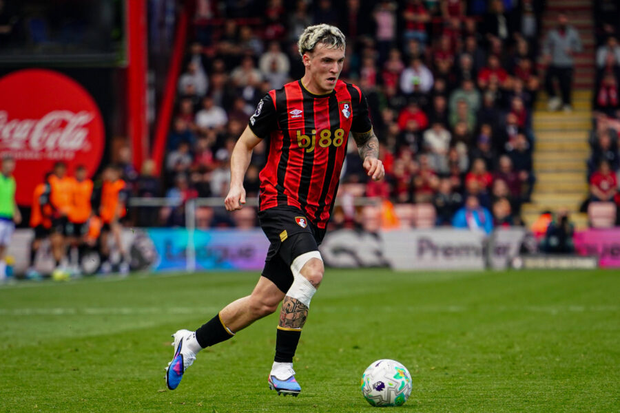 Alex Jimenez in azione con il Bournemouth