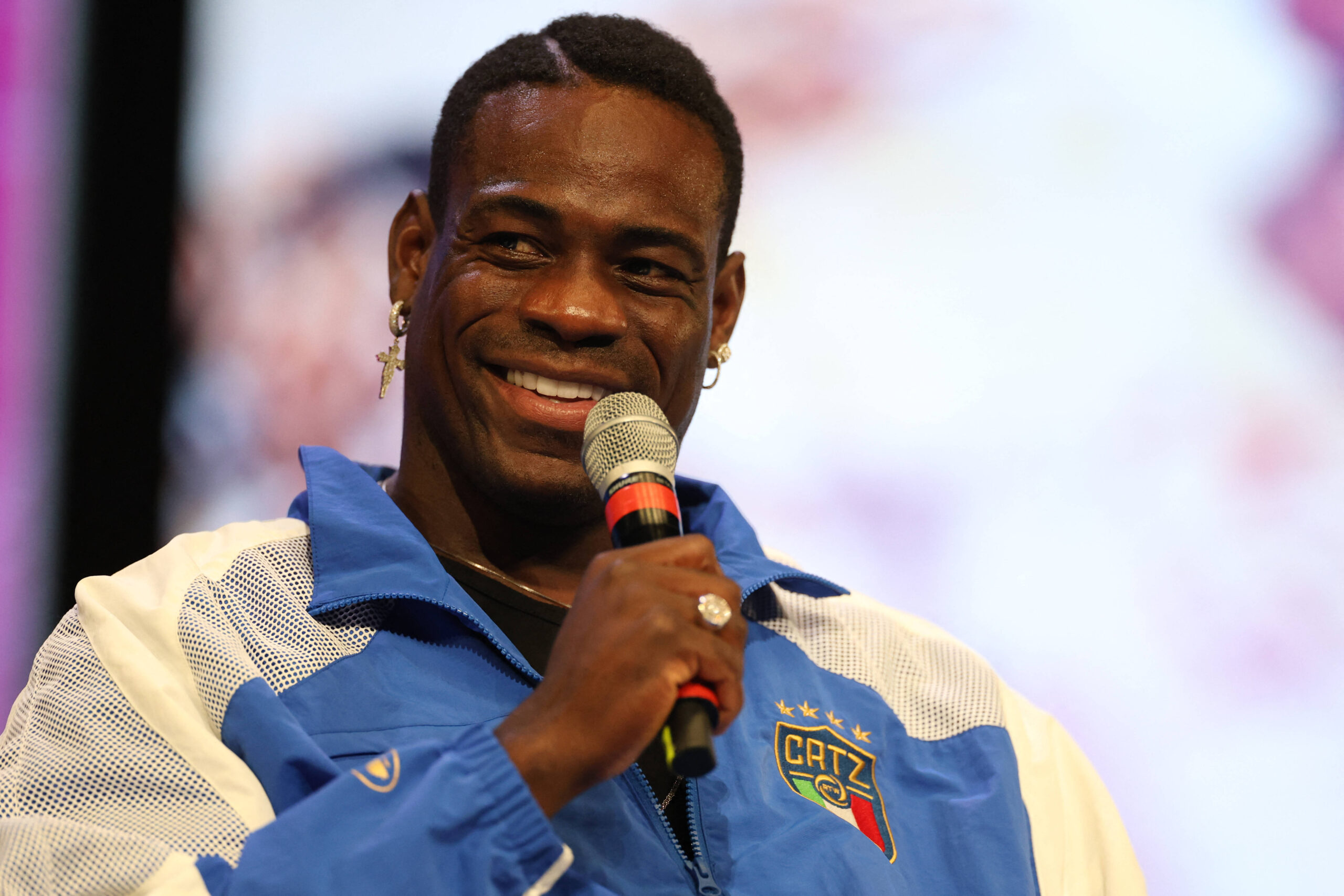 Mario balotelli durante un evento