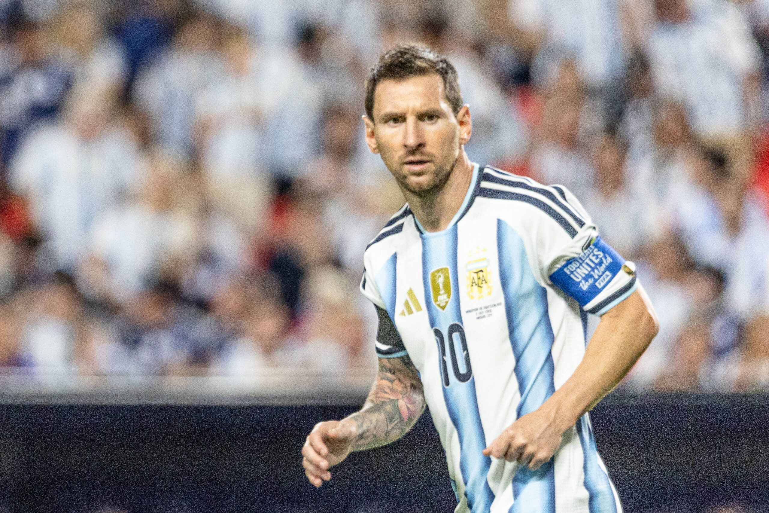 Messi durante Argentina-Svizzera