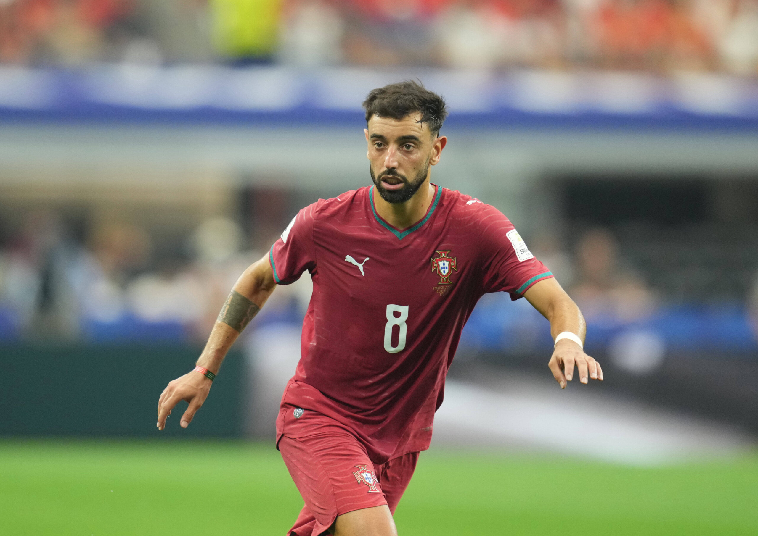 Bruno Fernandes durante i Mondiali