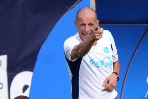 DIMARO , ITALY: Massimiliano Allegri of SSC Napoli during the pre season friendly match between SSC Napoli and Carrarese in Dimaro, Italy. Copyright: xFOTOAGENZIAx