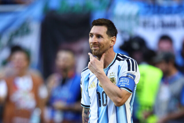 Leo Messi in Argentina-Capo Verde