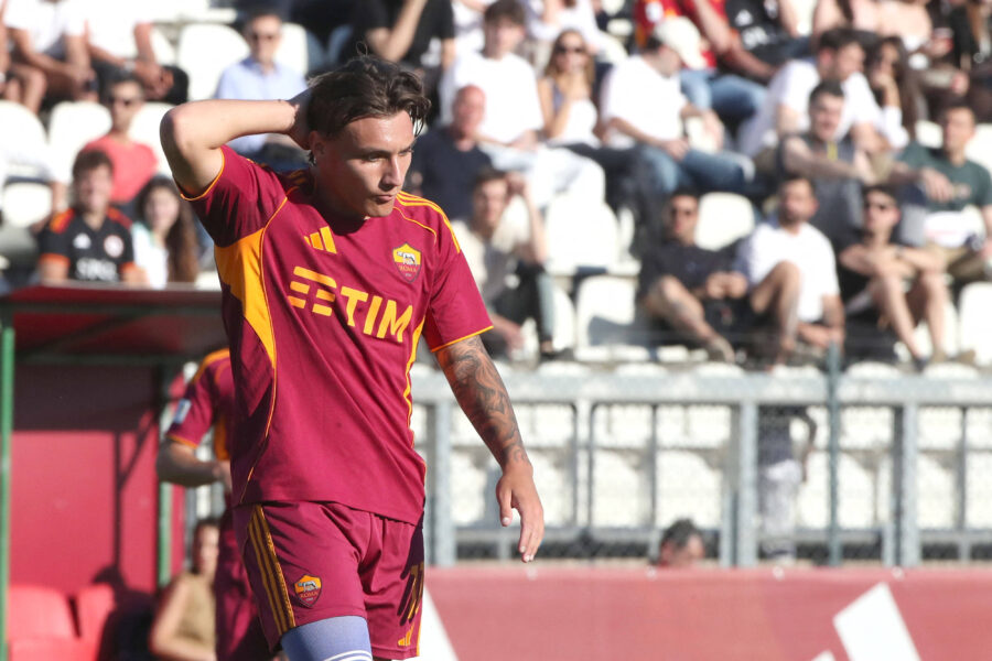 Mattia Almaviva, giocatore della Roma