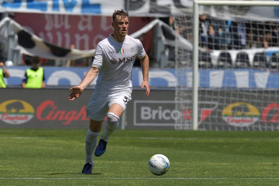 Beukema in azione con il Napoli