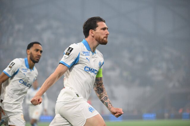 Hojbjerg esulta dopo un gol