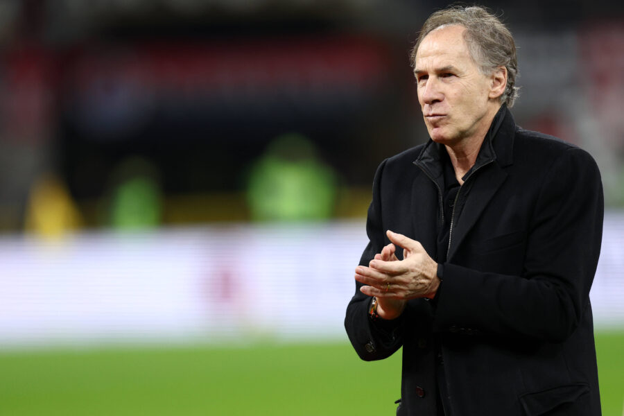 Ac Milan - FC Internazionale Former player Franco Baresi looks on during the Serie A match beetween Ac Milan and FC Internazionale at Stadio Giuseppe Meazza on February 2, 2025 in Milano, Italy . Milano Stadio Giuseppe Meazza Italy Copyright: xMarcoxCanonierox