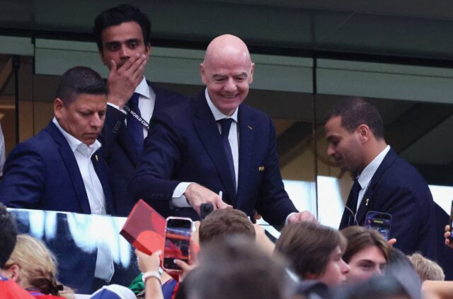 Infantino e i suoi viaggi in jet
