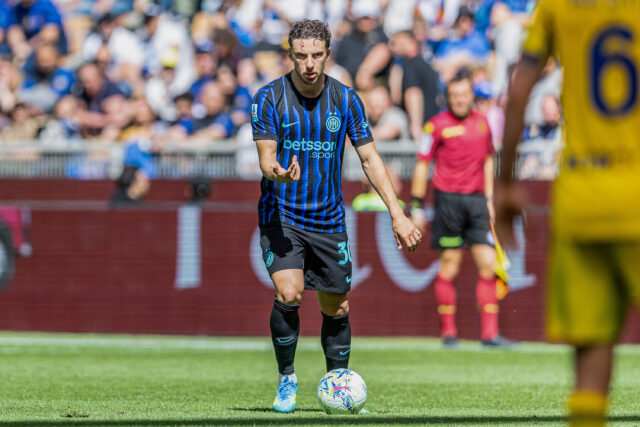 Carlos Augusto durante Inter-Verona