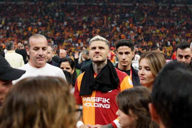 Icardi con la maglia del Galatasarray