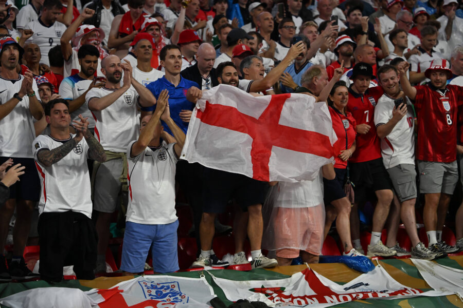 Tifosi inglesi durante Messico-Inghilterra