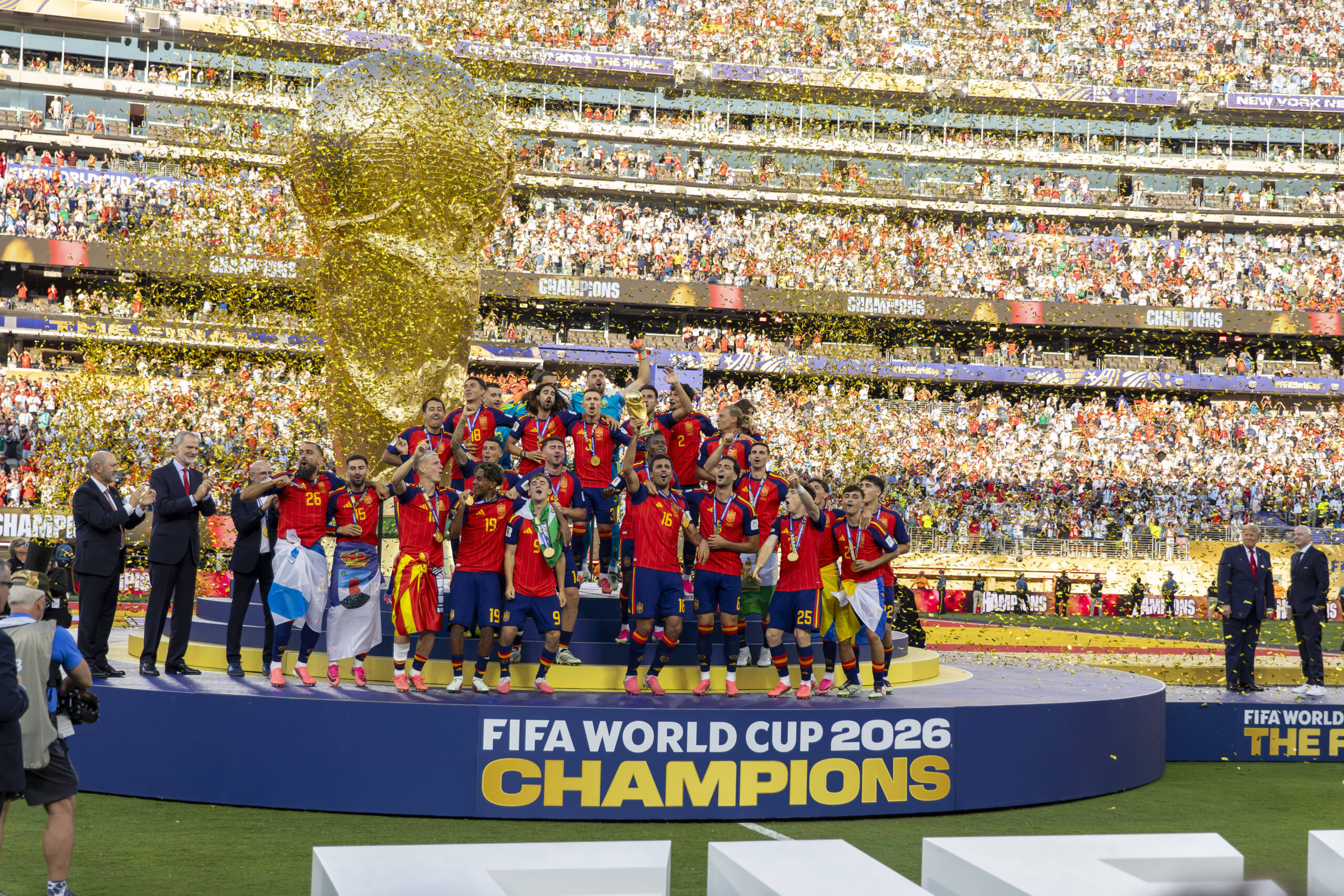 Gesto Argentina premiazione Spagna