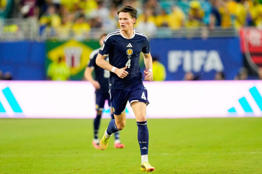 Scott McTominay con la maglia della Scozia
